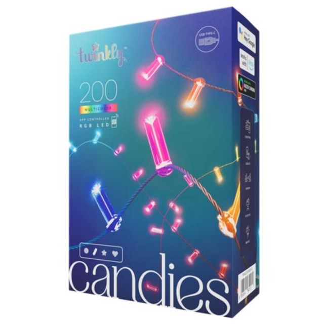 コストコ再販商品 Twinkly(トゥインクリー) キャンディーズ 200LED スマートデコレーションライト キャンドル型