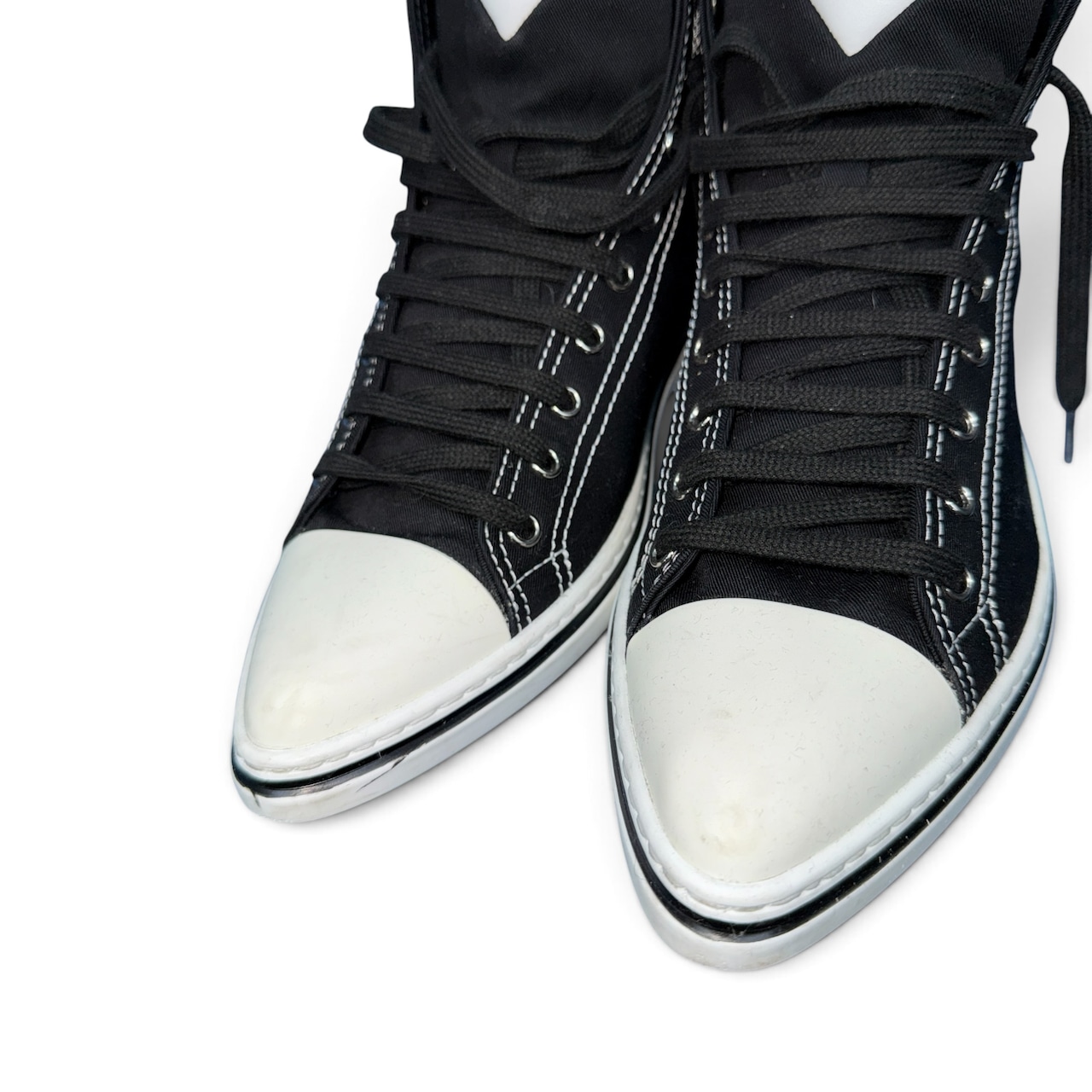 【PRADA】プラダ POINTY HIGH-TOP SNEAKER スニーカー