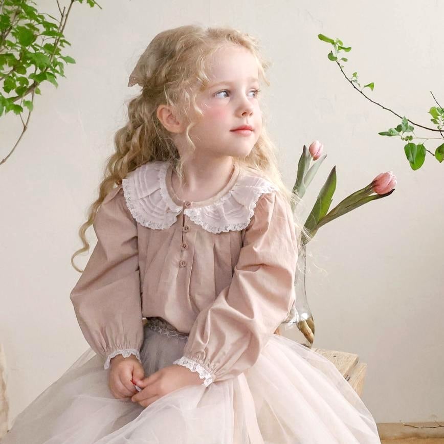 «Sold out»«puella flo» セラブラウス 2colors