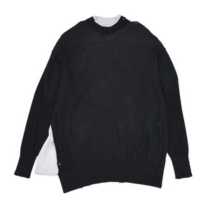 【BALENCIAGA】Layered Sweater