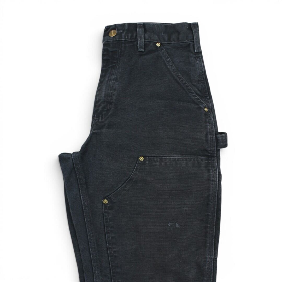 古着 Carhartt 27 Duck Work Pants BLK カーハート ダック ワーク