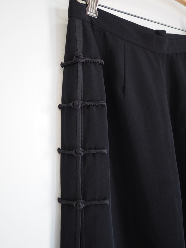 1990’s China Design Silk mix Wide Easy Pants