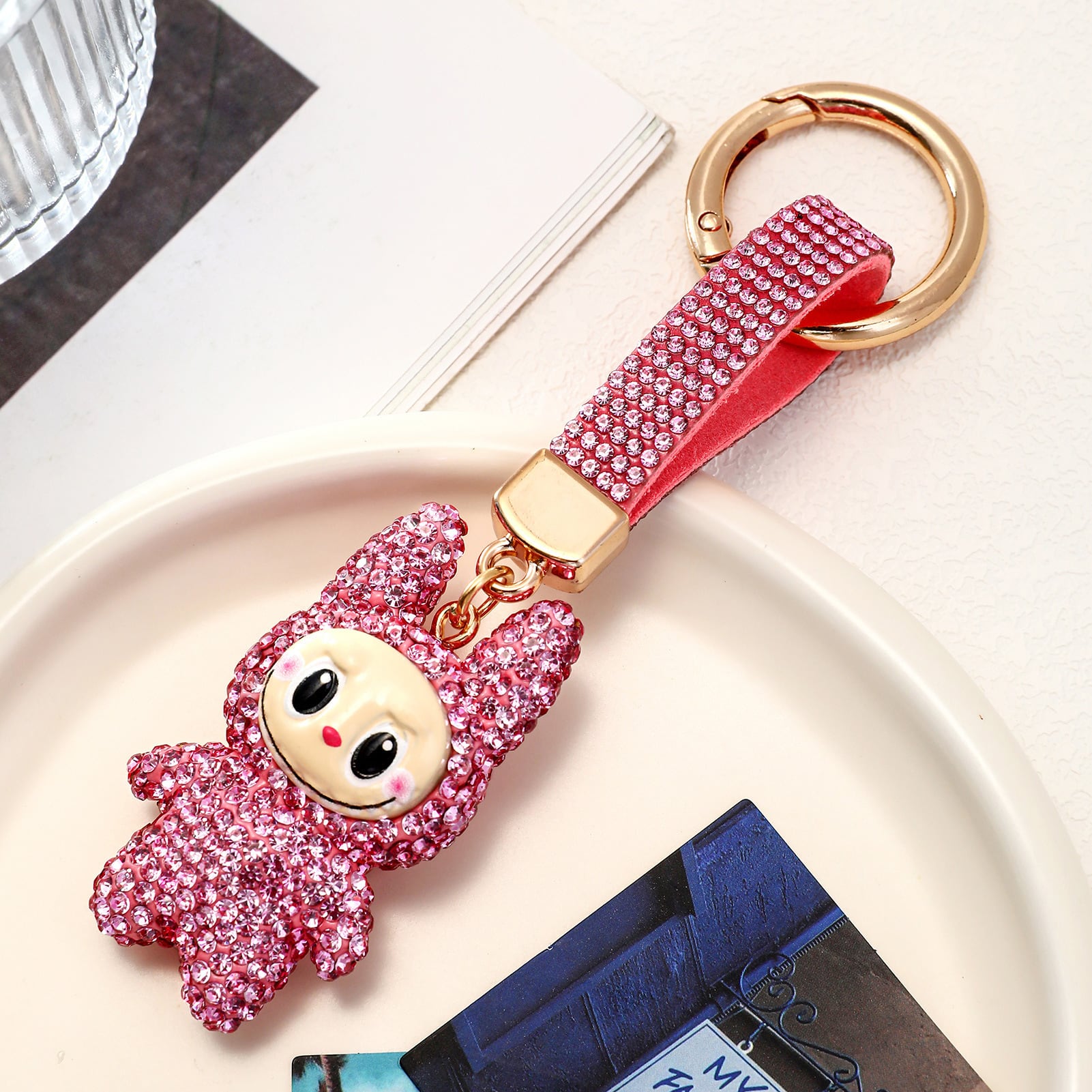 一目惚れ確定♡とにかく可愛い！the monsters ラブブ フルストーンキー