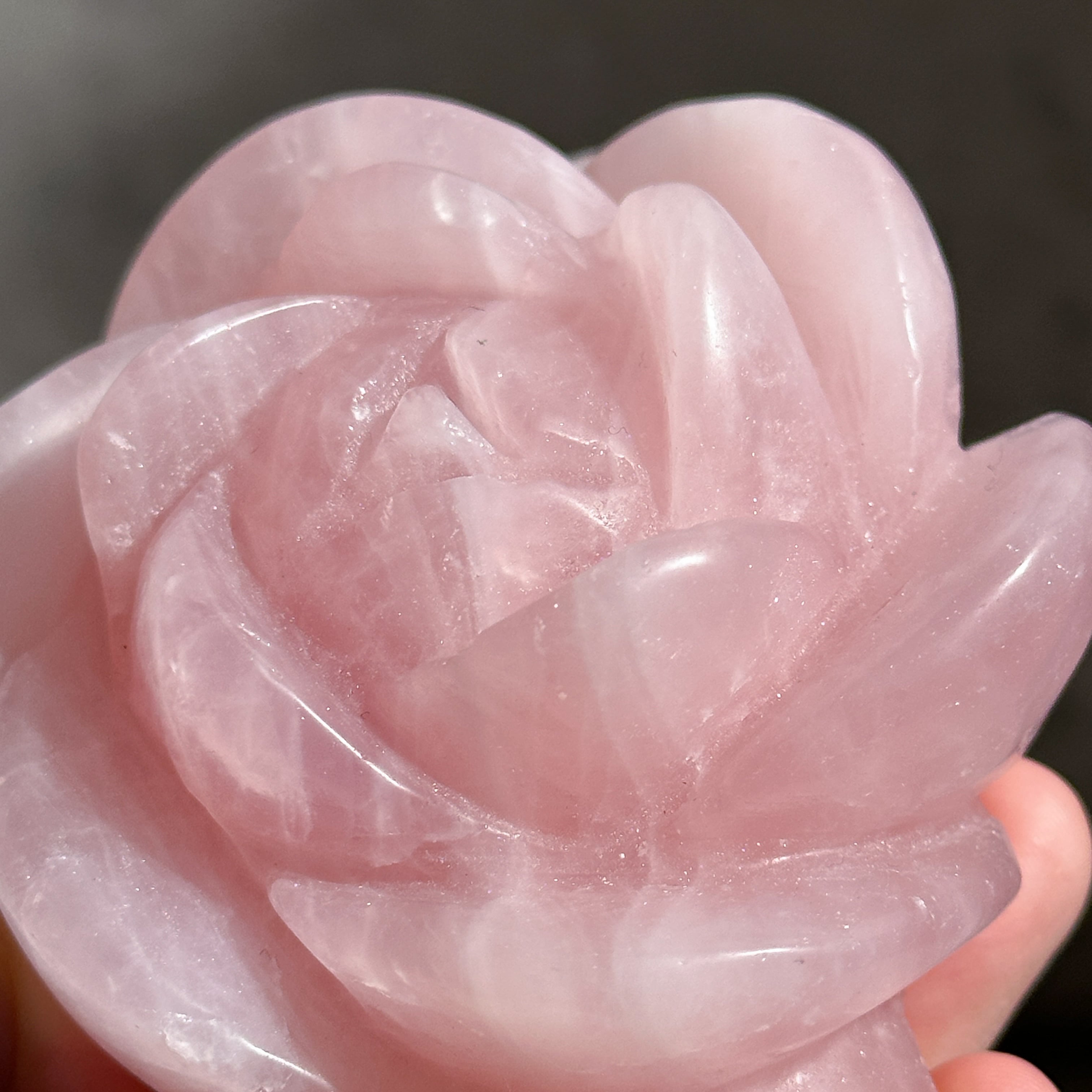 Big ローズクォーツ バラ 02◇ Rose Quartz ◇天然石・鉱物