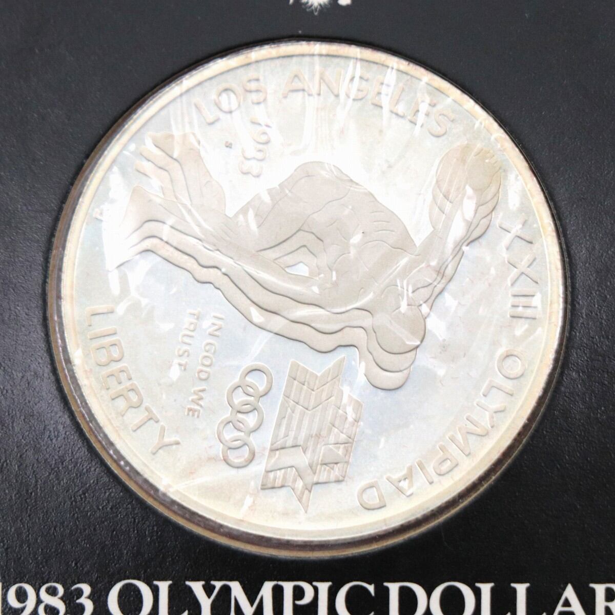 夏季ロサンゼルス五輪・オリンピック記念銀貨・硬貨・記念品・1983年