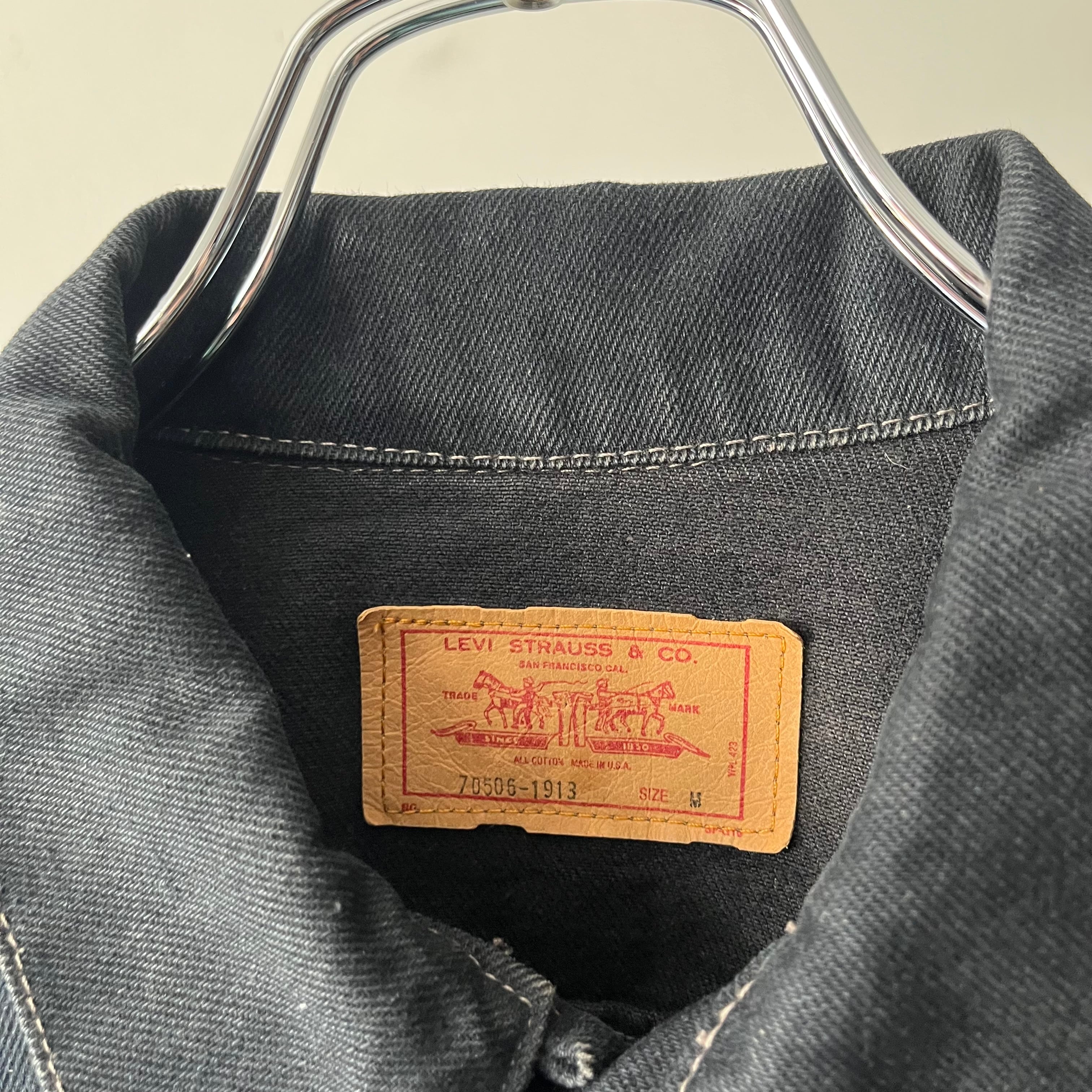 Levi's- 70506-1913 black denim jacket | ROOT online