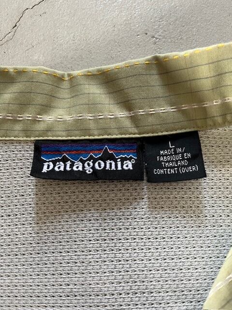 ライトオリーブL：patagonia パタゴニア リズム ストライプ ジップ