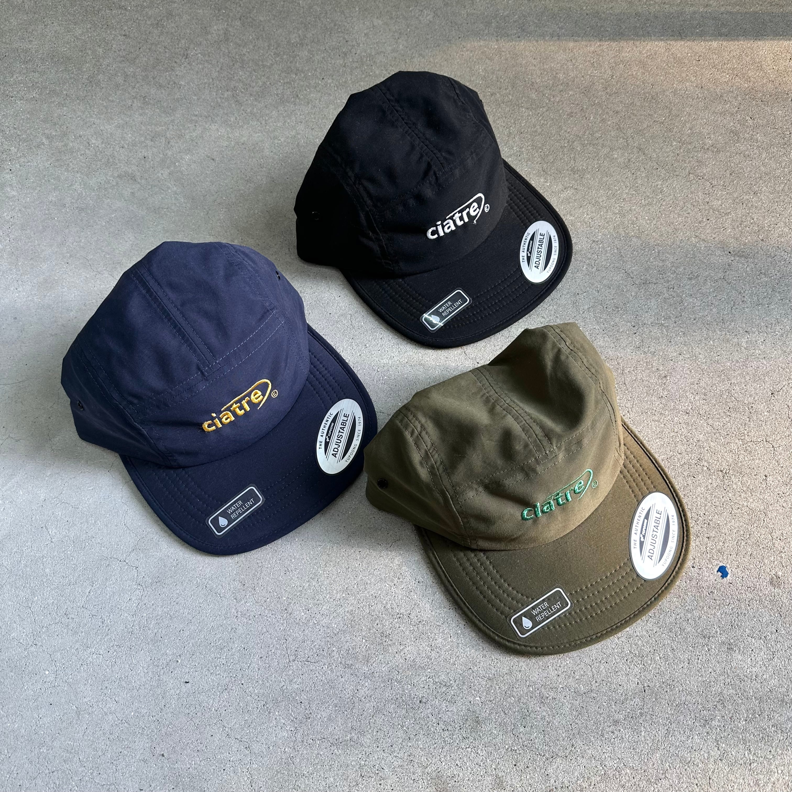 ciatre water proof camp cap BLK/NVY/OLV | 2025 ciatre