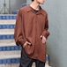 USA VINTAGE MONTIQUE OPEN COLLAR DESIGN OVER SHIRT/アメリカ古着オープンカラーデザインオーバーシャツ