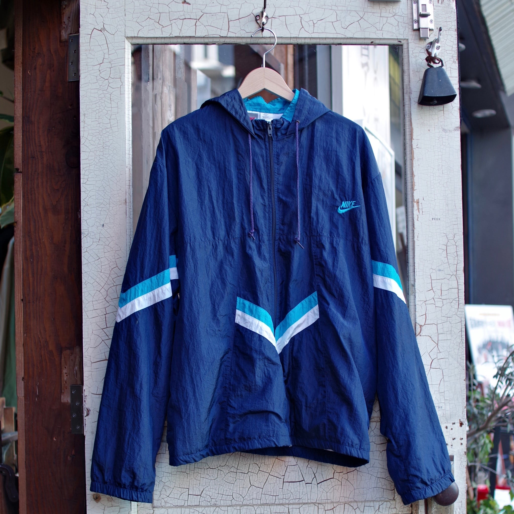 90 S Nike Nylon Jacket ナイキ ナイロン ジャケット 古着屋 仙台 Biscco 古着 Vintage 通販