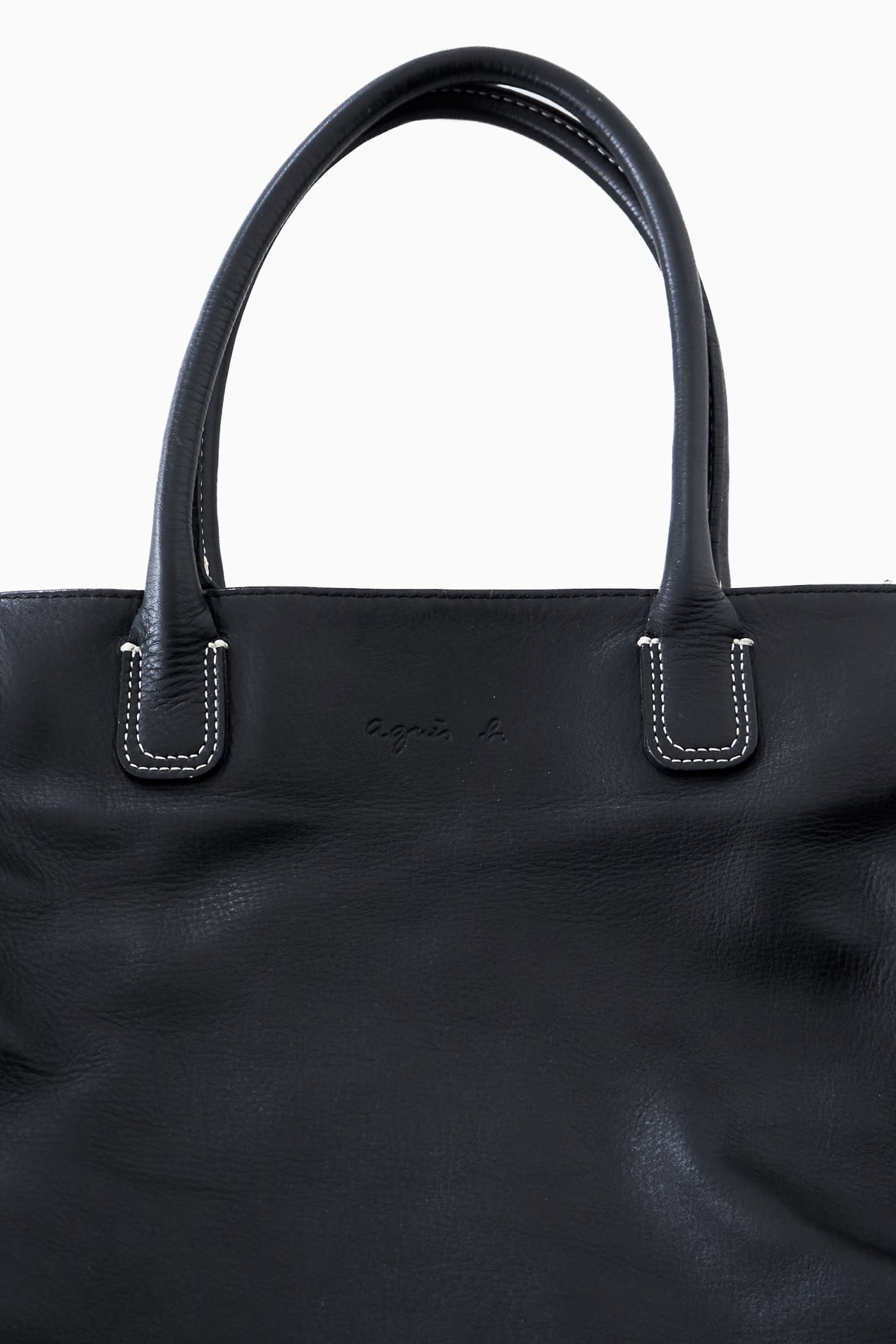 90s サザビー期 】日本製 agnès b. VOYAGE LEATHER TOTE BAG | Reben