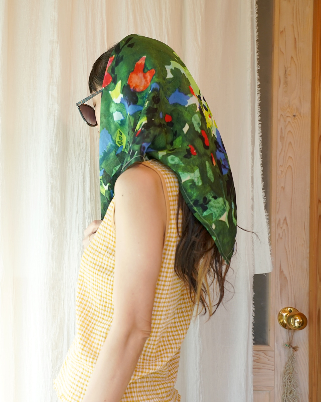 【レーヨンシフォンスカーフ】_Rose Garden・画像4