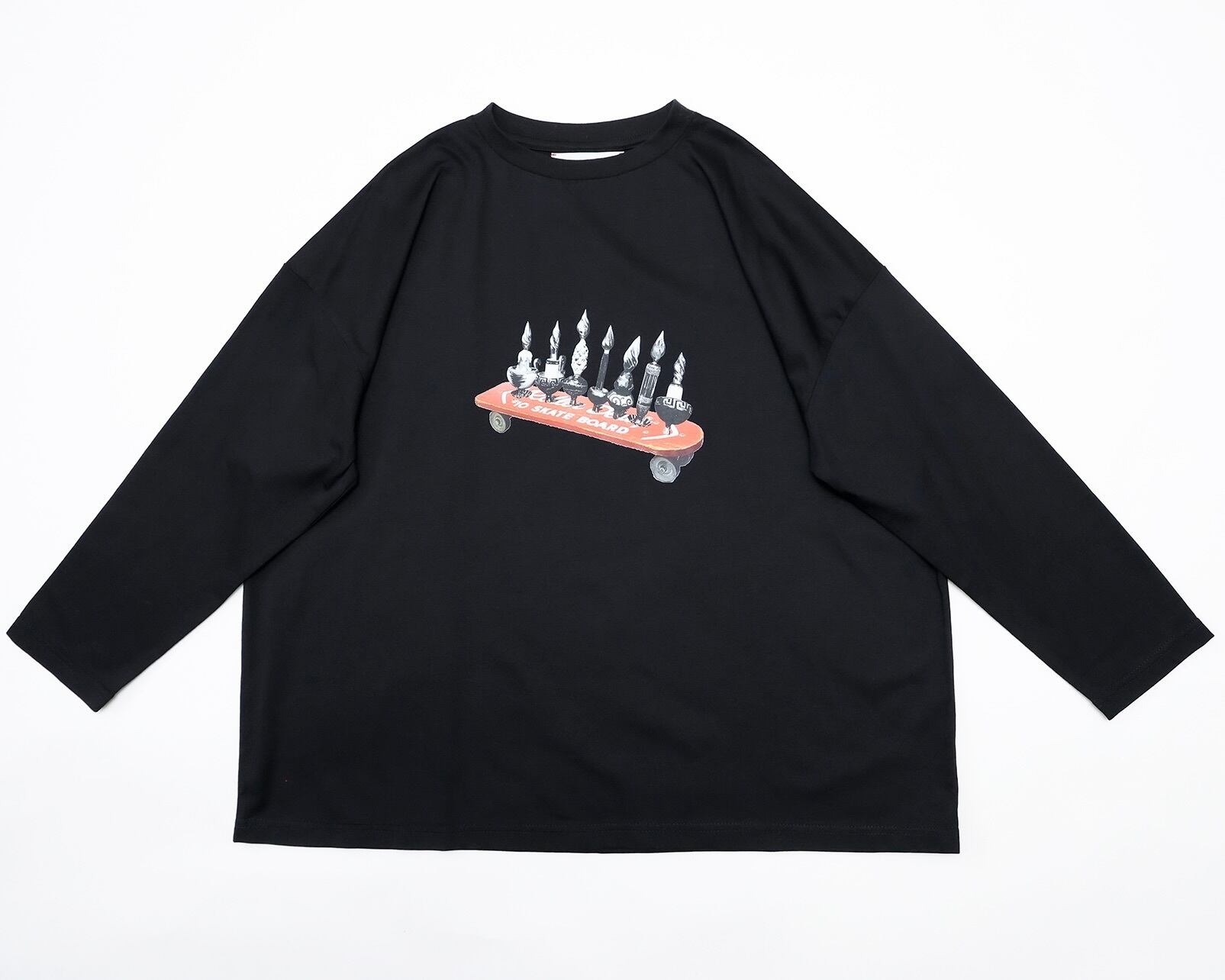 《michirico 2026AW》Skateboard T / black / L・XL・XXL