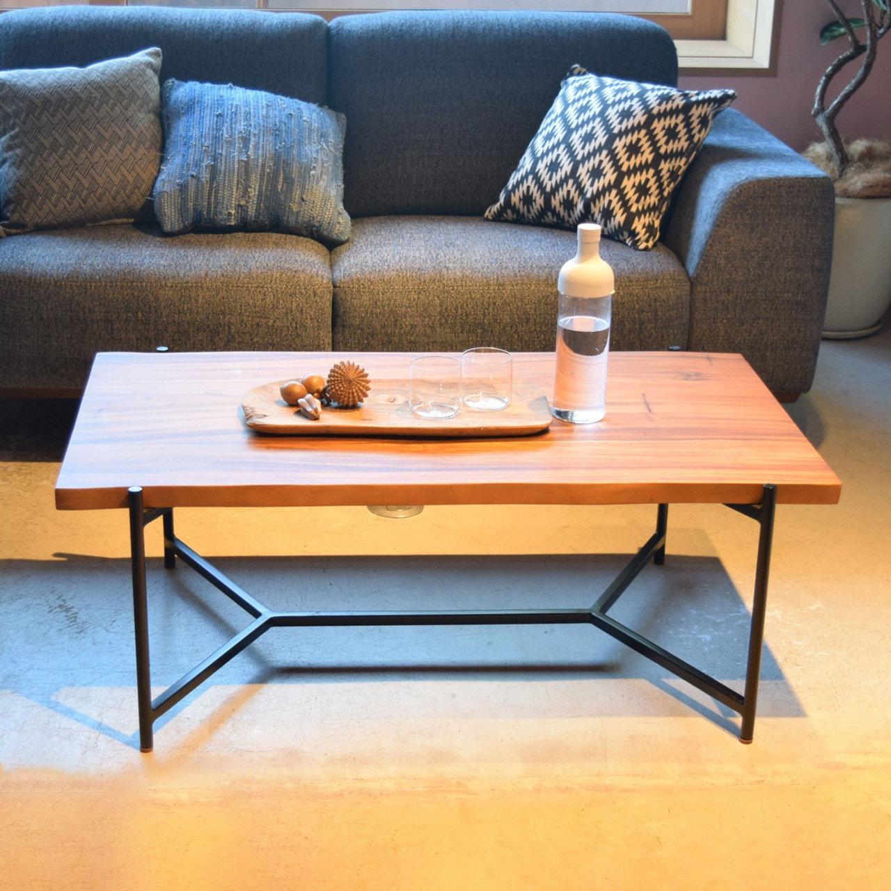 アンティーク】北欧レトロ 知り合え 天然木 ダイニングテーブル サイド  