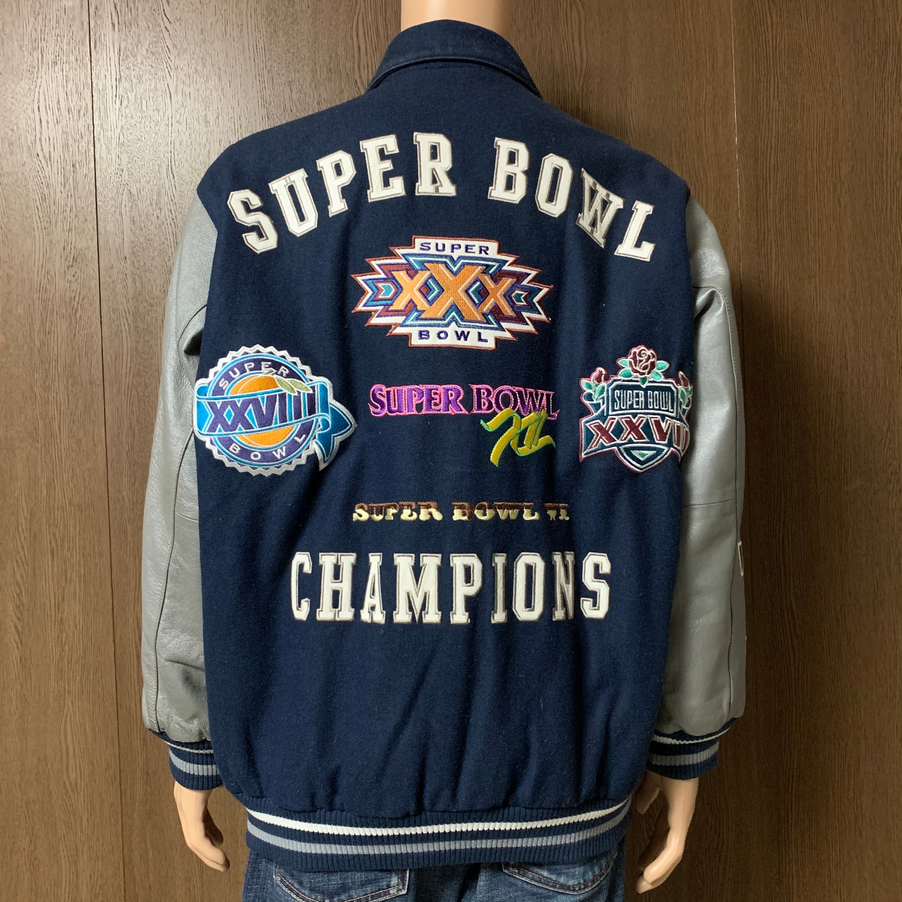 古着】NFL COWBOYS SUPER BOWL CHAMPIONS スタジャン | 古着屋 Face-off