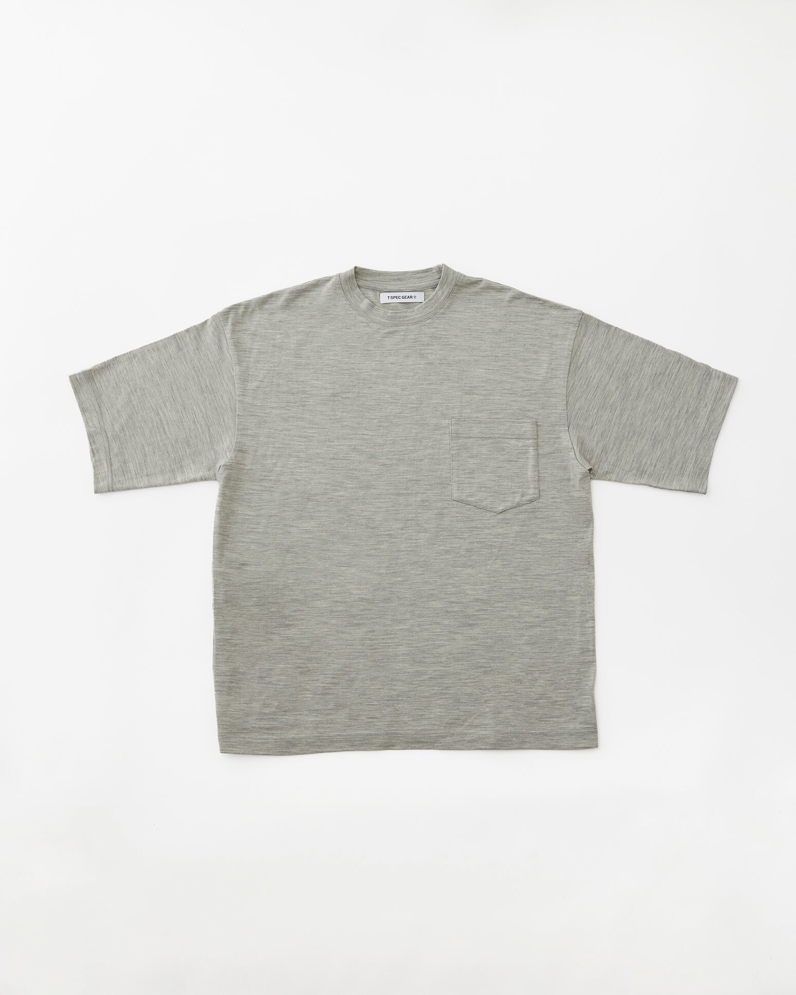 Merino Wool Big Size Pocket T-Shirts | tspecgear