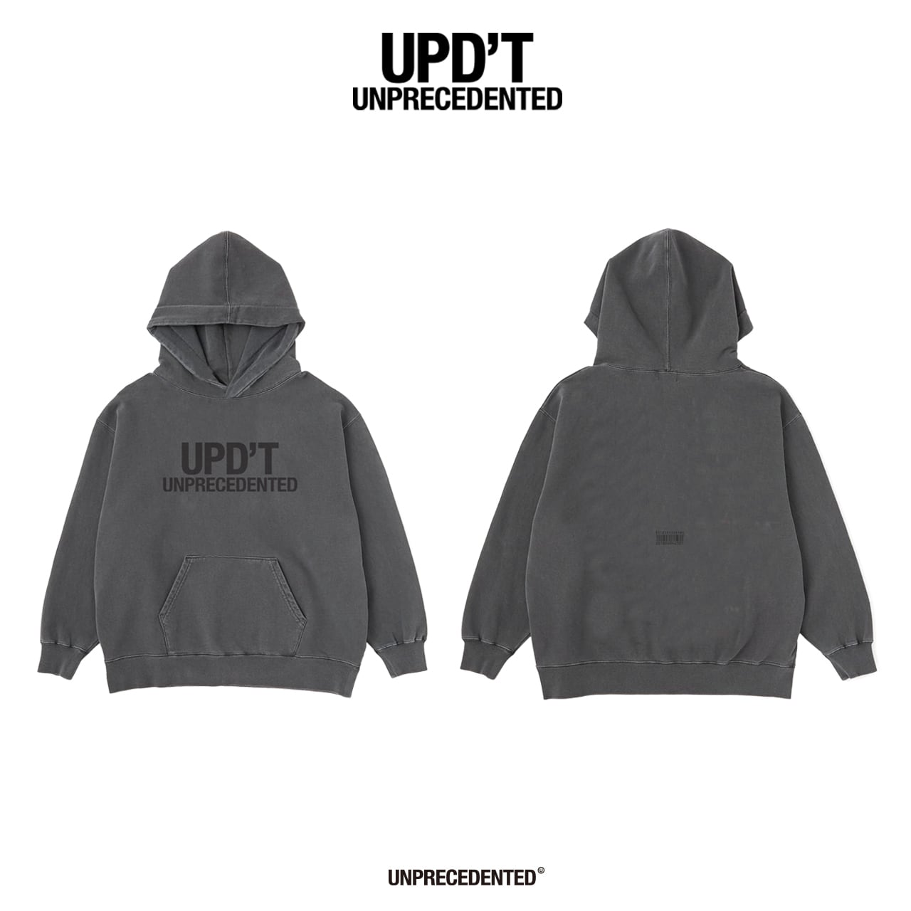 UPD'T PIGMENT LOGO HOODIE | UPD'T-UNPRECEDENTED-