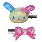 サンリオキャラクターズぷっくりったいヘアクリップ2Pウサハナ(5301325)