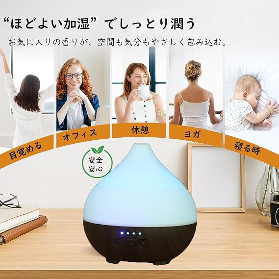 加湿器 卓上 除菌加湿器 Luwior 電解水除菌 超音波加湿器 大容量 4L