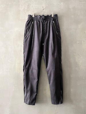 T/f G3 tech suede easy zip tapered pants - stone