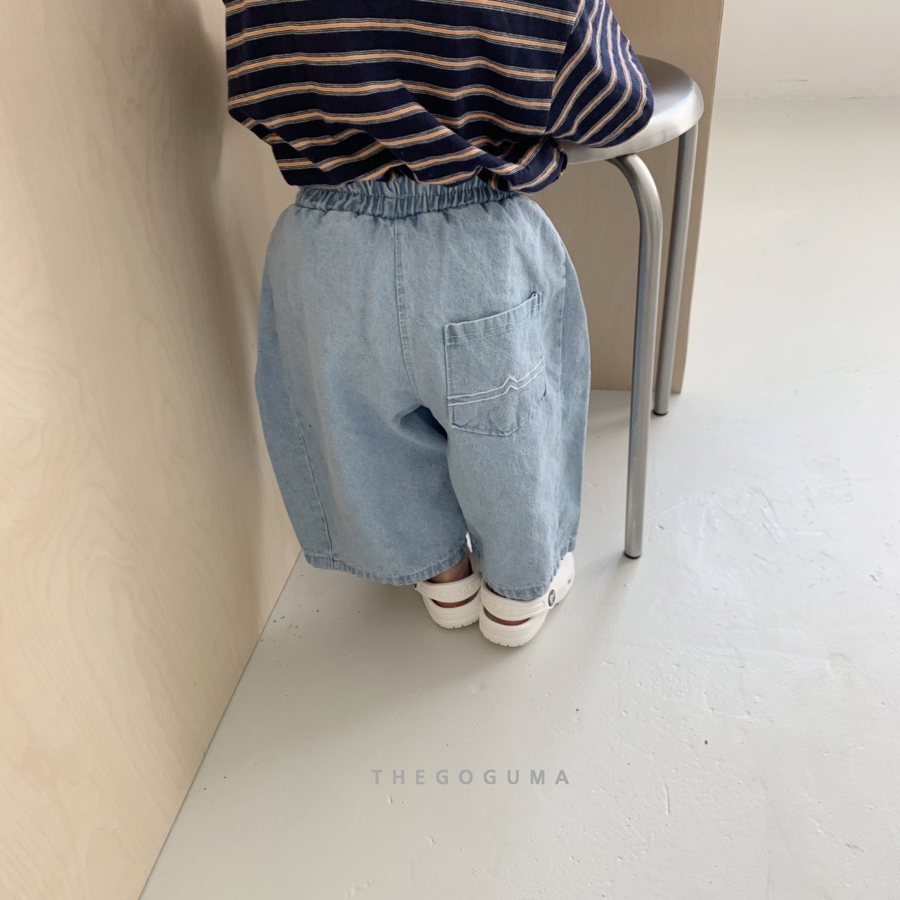[THE GOGUMA] Needlepoint Pocket Denim Pants / [더고구마] 자수포켓청pt