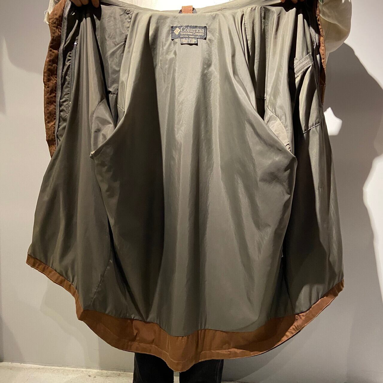 90年代 Columbia コロンビア CONVERT ハイネック スノーボードパーカー