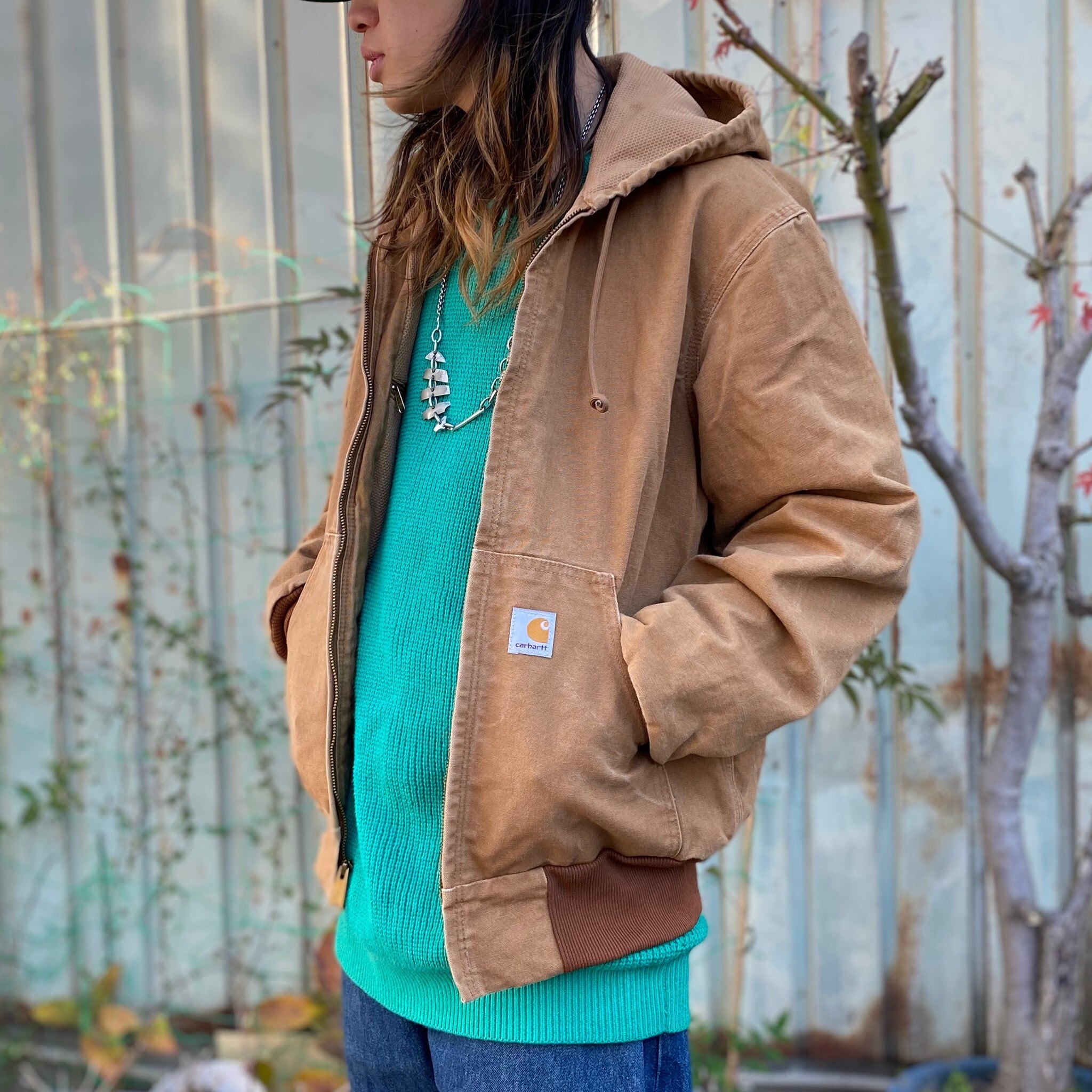 Carhartt Active Duck Parka S size袖丈約58cmになります - Gジャン