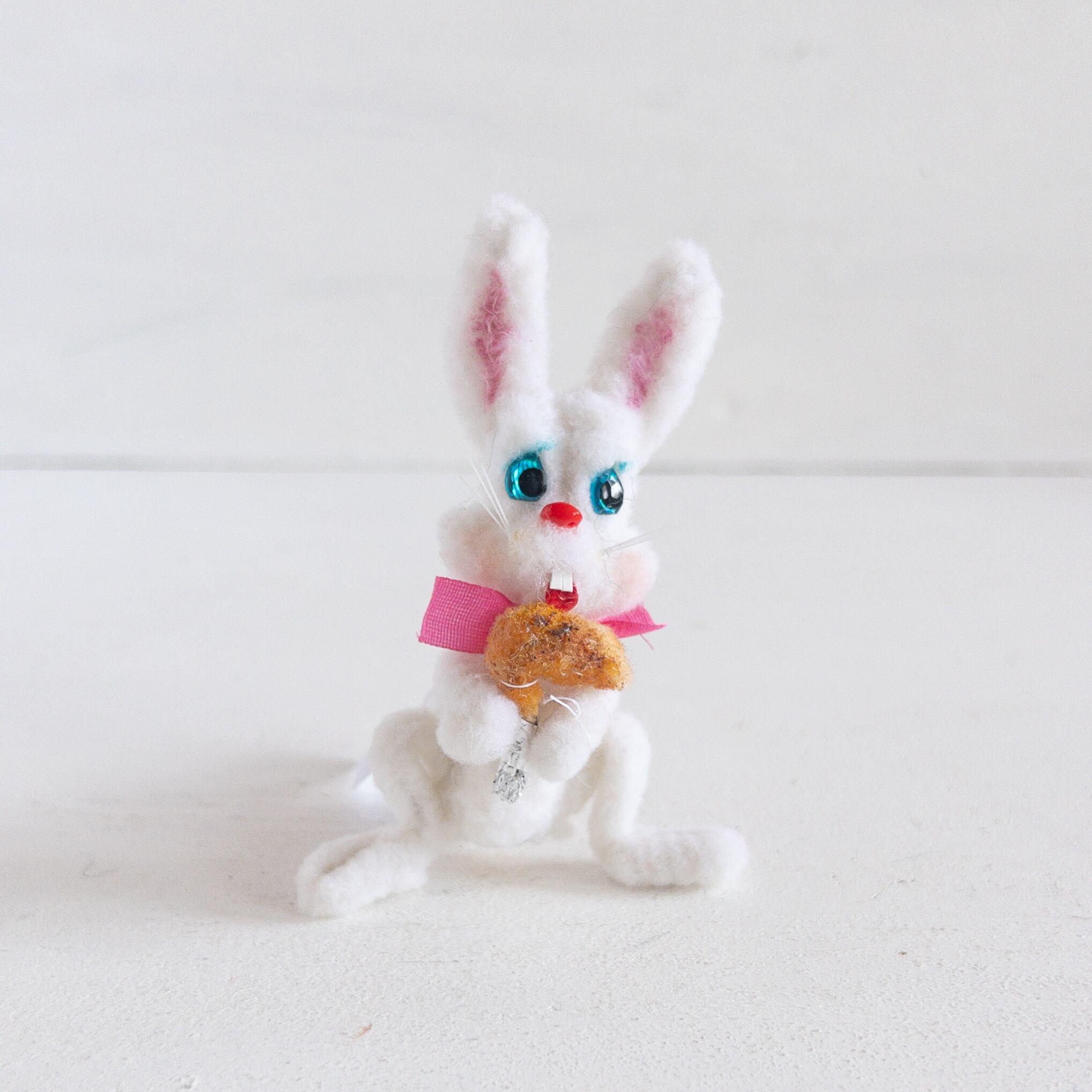 LYH128】北欧ロシア雑貨 マトリョーシカ リューバ作 3匹のウサギ