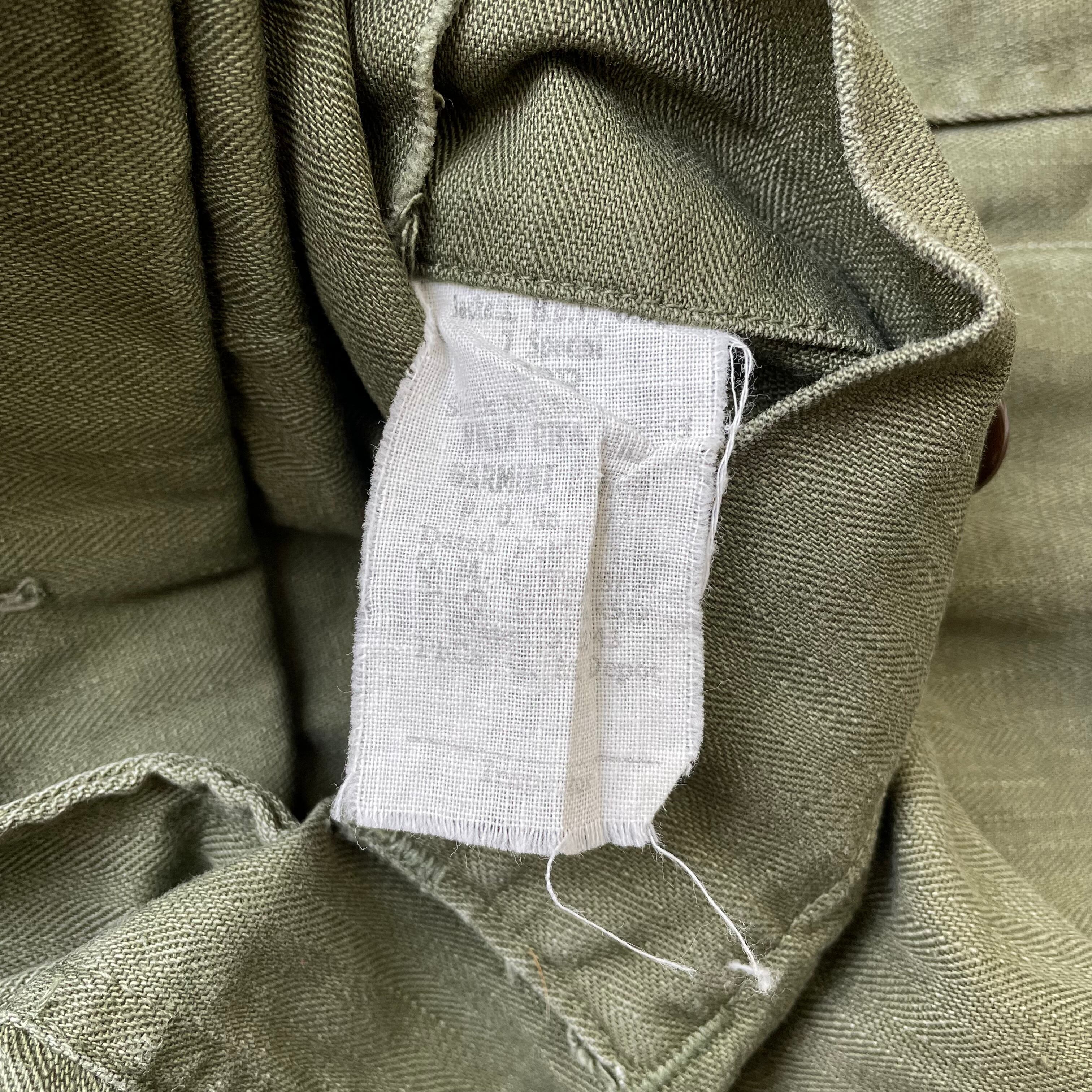 size38R 40s 米軍実物 P-43 HBT U.S.ARMY ヘリンボーン size38R 40s 米軍実物 P-43 HBT U.S.ARMY ヘリンボーン