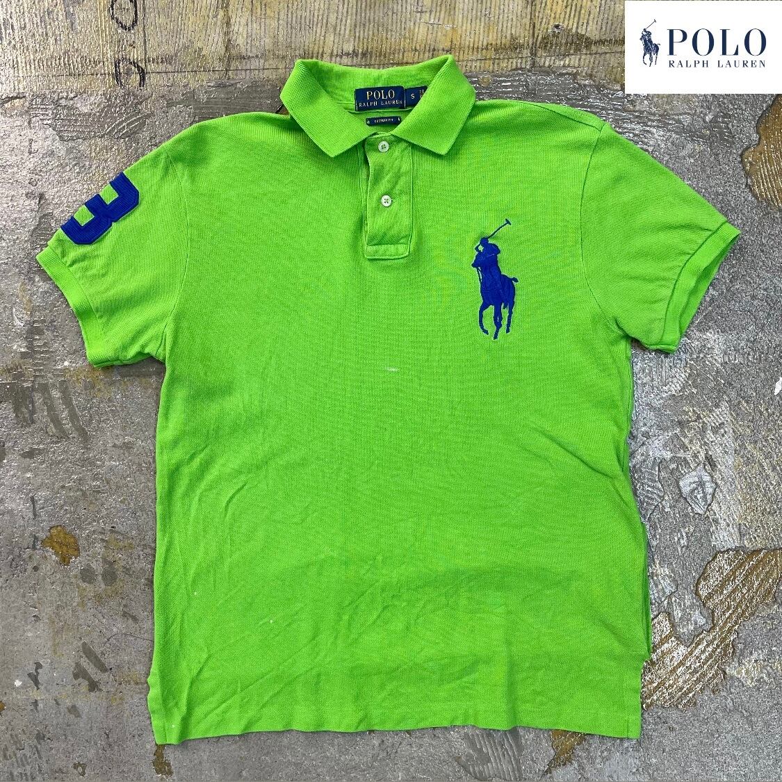 ポロラルフローレン Polo Ralph Lauren ライムグリーンビッグポニー