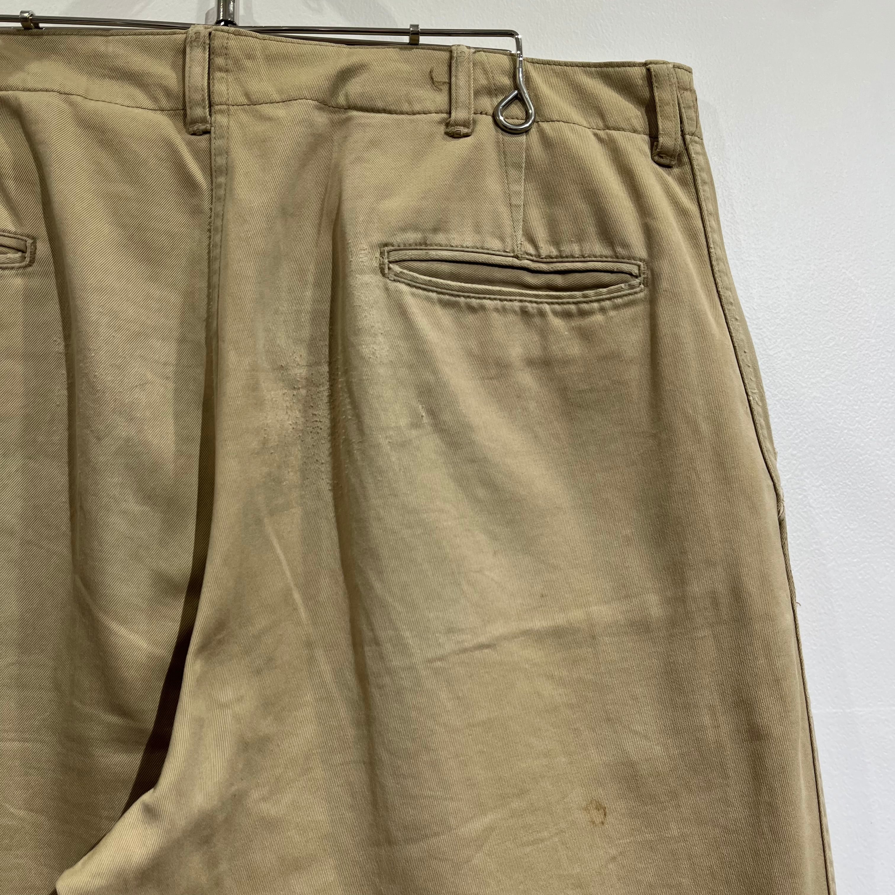 40s US ARMY M-41 Khaki Tino Trouthers 40年代 41カーキ チノパン 