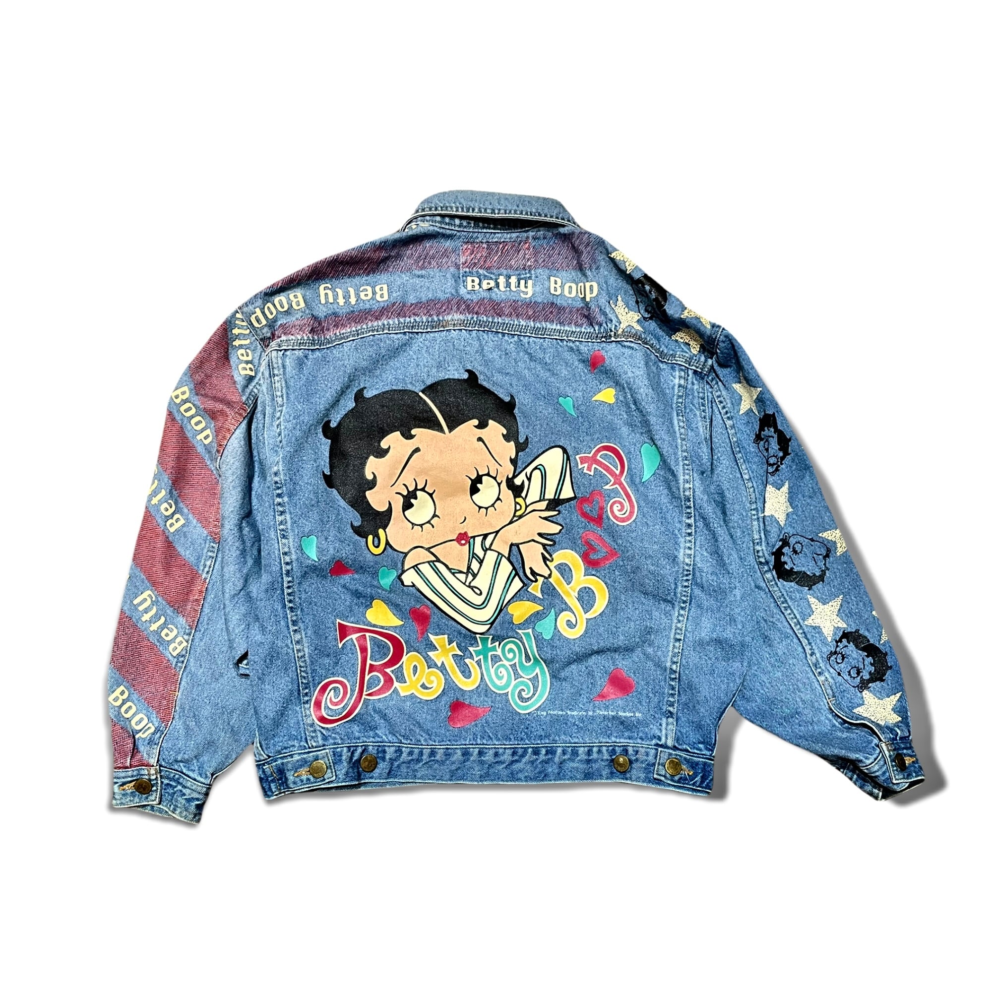 希少！ BETTY BOOP 90'S 総柄 ジャケット 女子 ベティちゃん