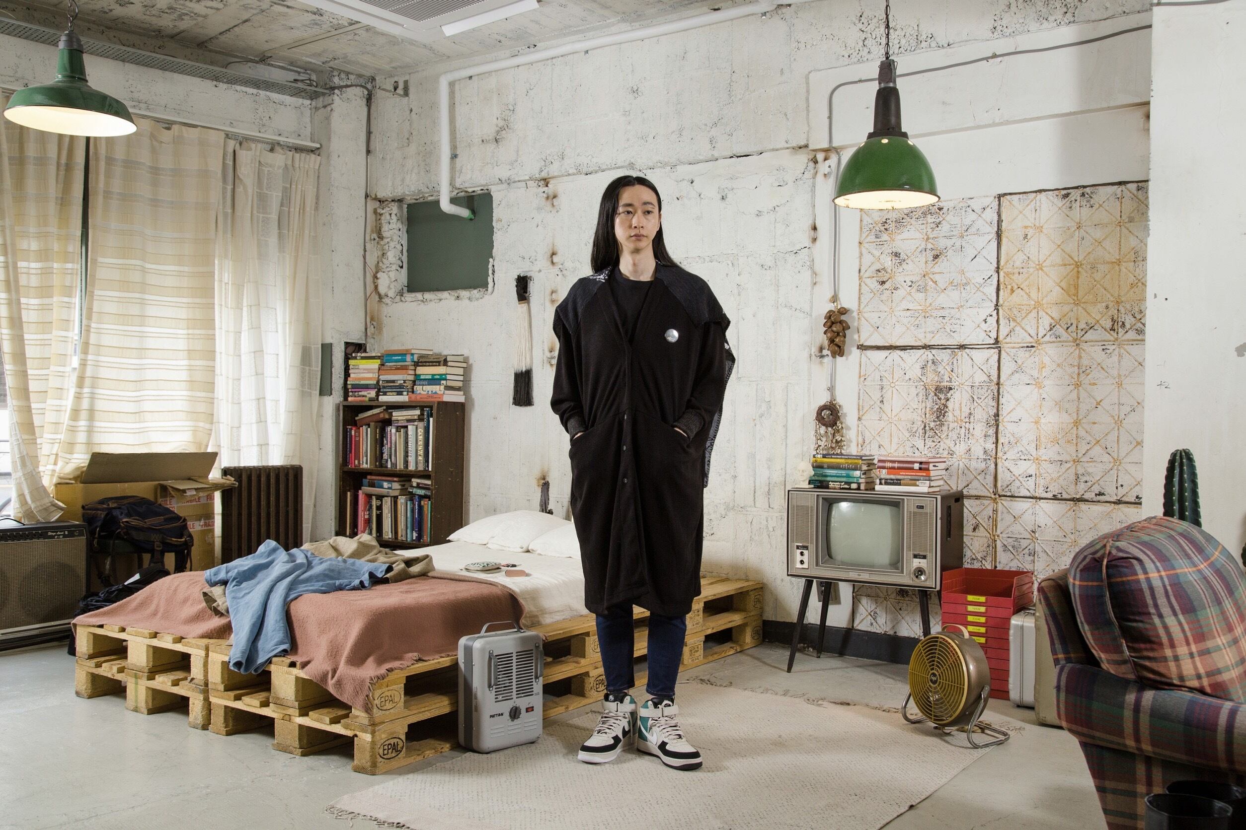 stof/Scarf Gawn Cardigan | KABUKU