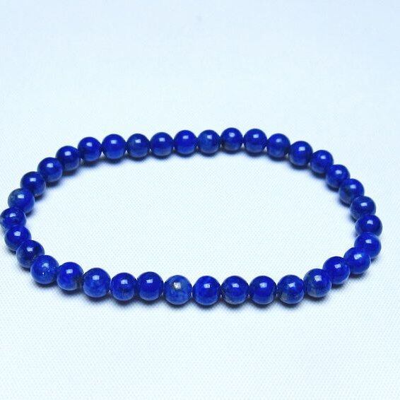 ラピスラズリ ブレスレット 5mm 一点物 メール便可 [M便 1/10] 111-48420