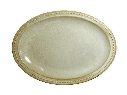 リーブル23㎝オーバルプレート(赤土うのふ)