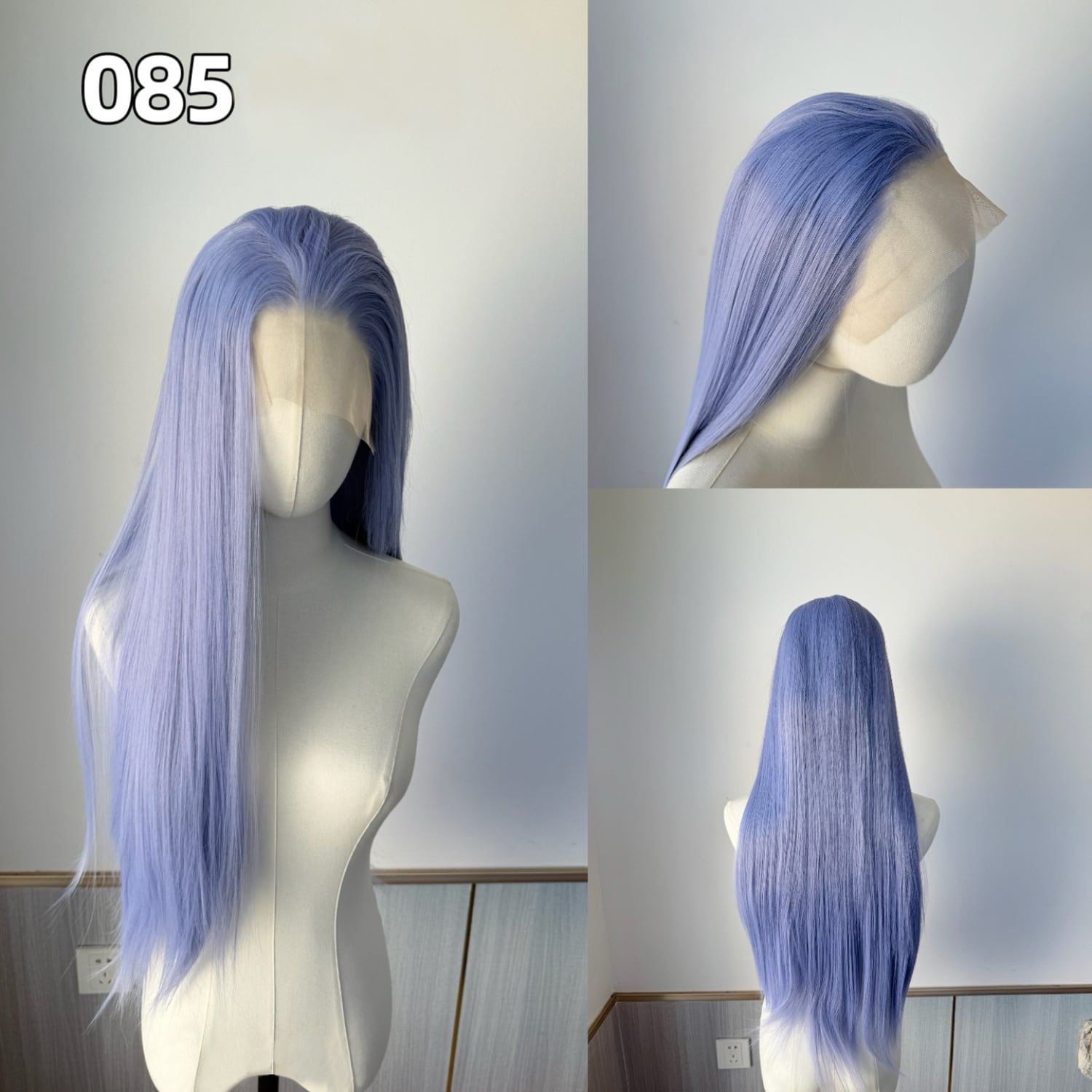 コスプレ耐熱ウィッグ 汎用カラー ブルー アクアブルー ネイビー 万能