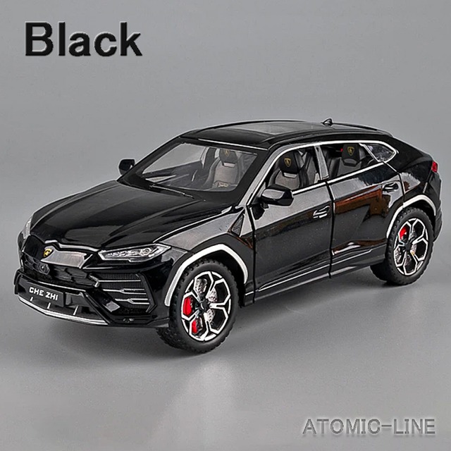 ランボルギーニ URUS ウルス 1/24 ミニカー 全3色 ライト点灯 エンジンサウンド 合金モデル 模型 ジオラマ
