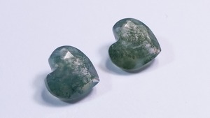 YouTube176-17 モスアゲート2石BOX［インド産］