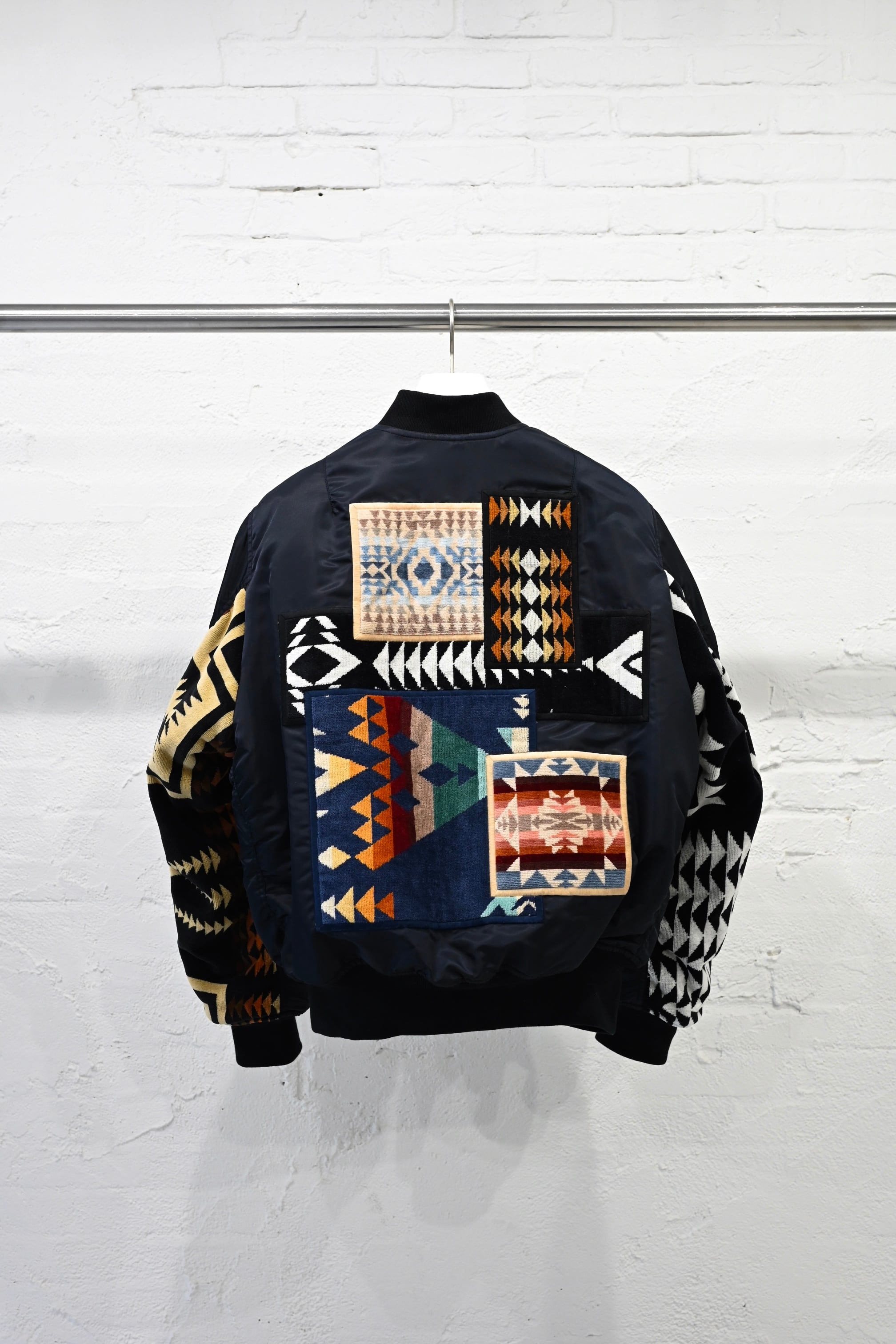 MH044 PENDLETON × MIYAGIHIDETAKA MA-1 / BLACK | MIYAGIHIDETAKA