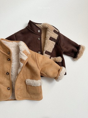 【予約/特典】mini robe / Reversible suede jacket
