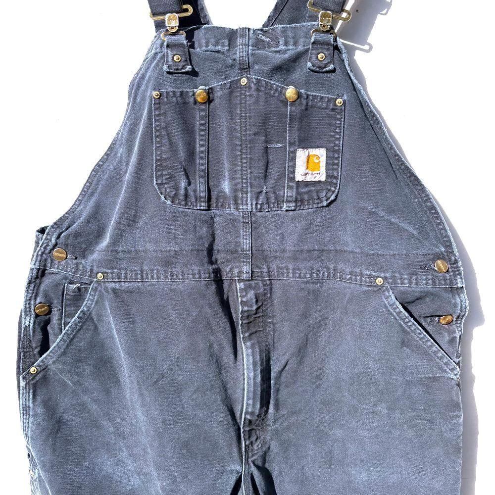 Vintage Carhartt Black Duck Overalls [Carhartt] Vintage Duck