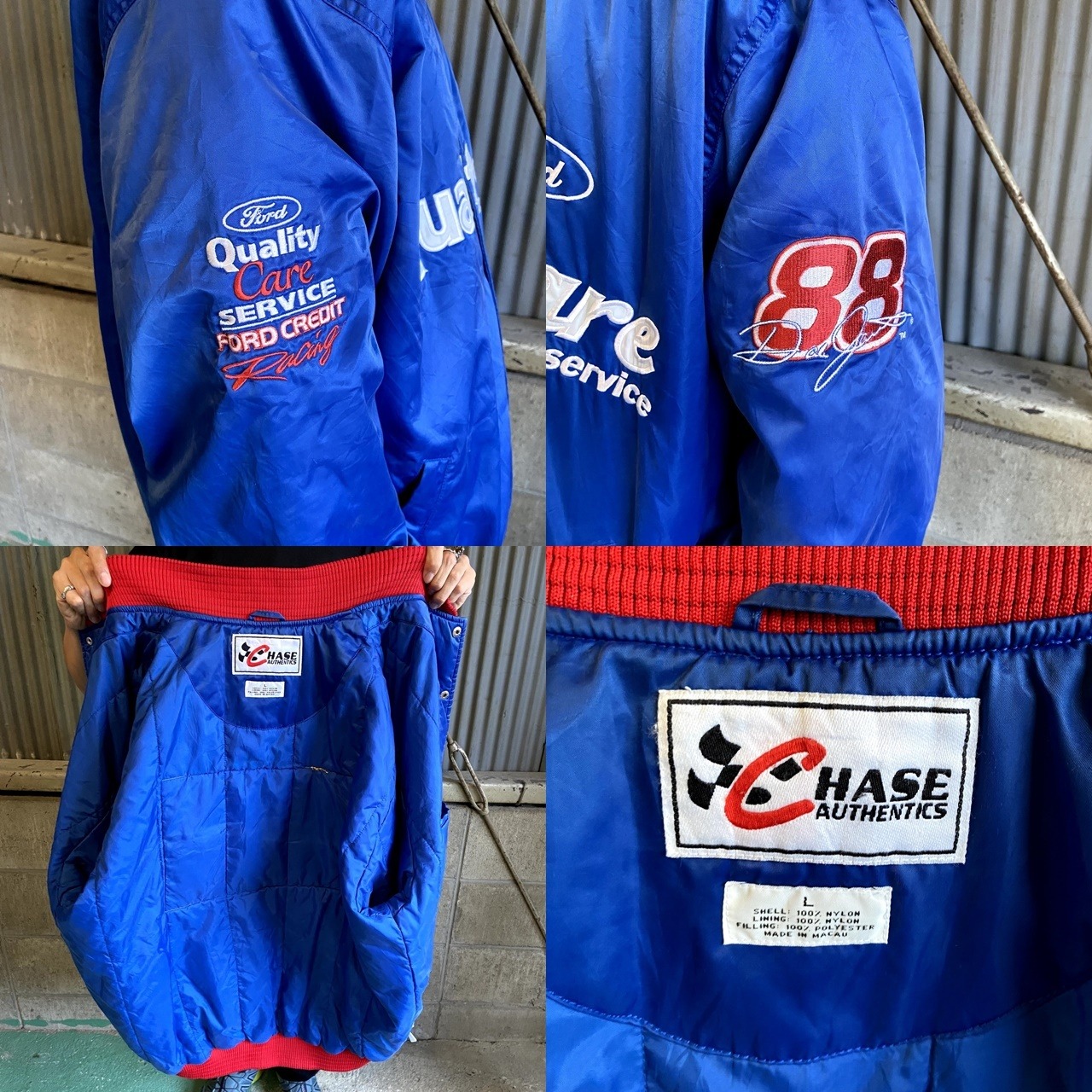 CHASE AUTHENTICS NASCAR FORD レーシング 企業ロゴ 刺繍 ワッペン 