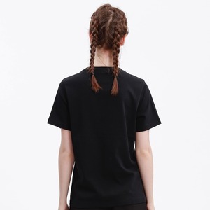 【HIPANDA 】2026レディース ゴールドプリント Tシャツ WOMEN'S GOLD PRINT SHORT SLEEVED T-SHIRT / WHITE・BLACK