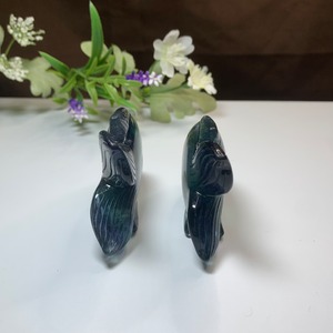 2.海のアニマル♪♪フローライトお魚さん☆ペアセット