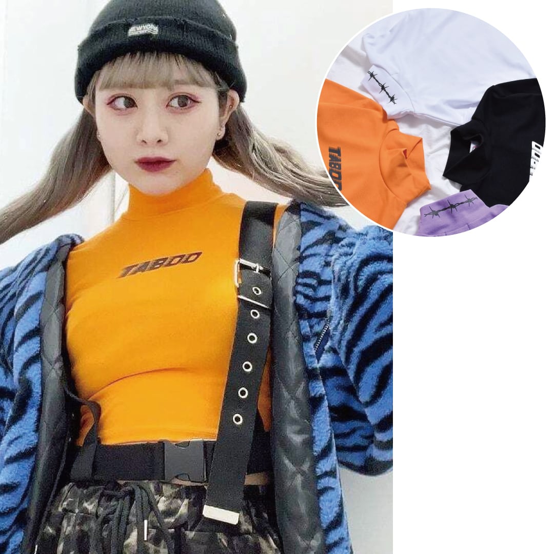 【55%OFF】TABOOハイネックピタロンT(4色展開)