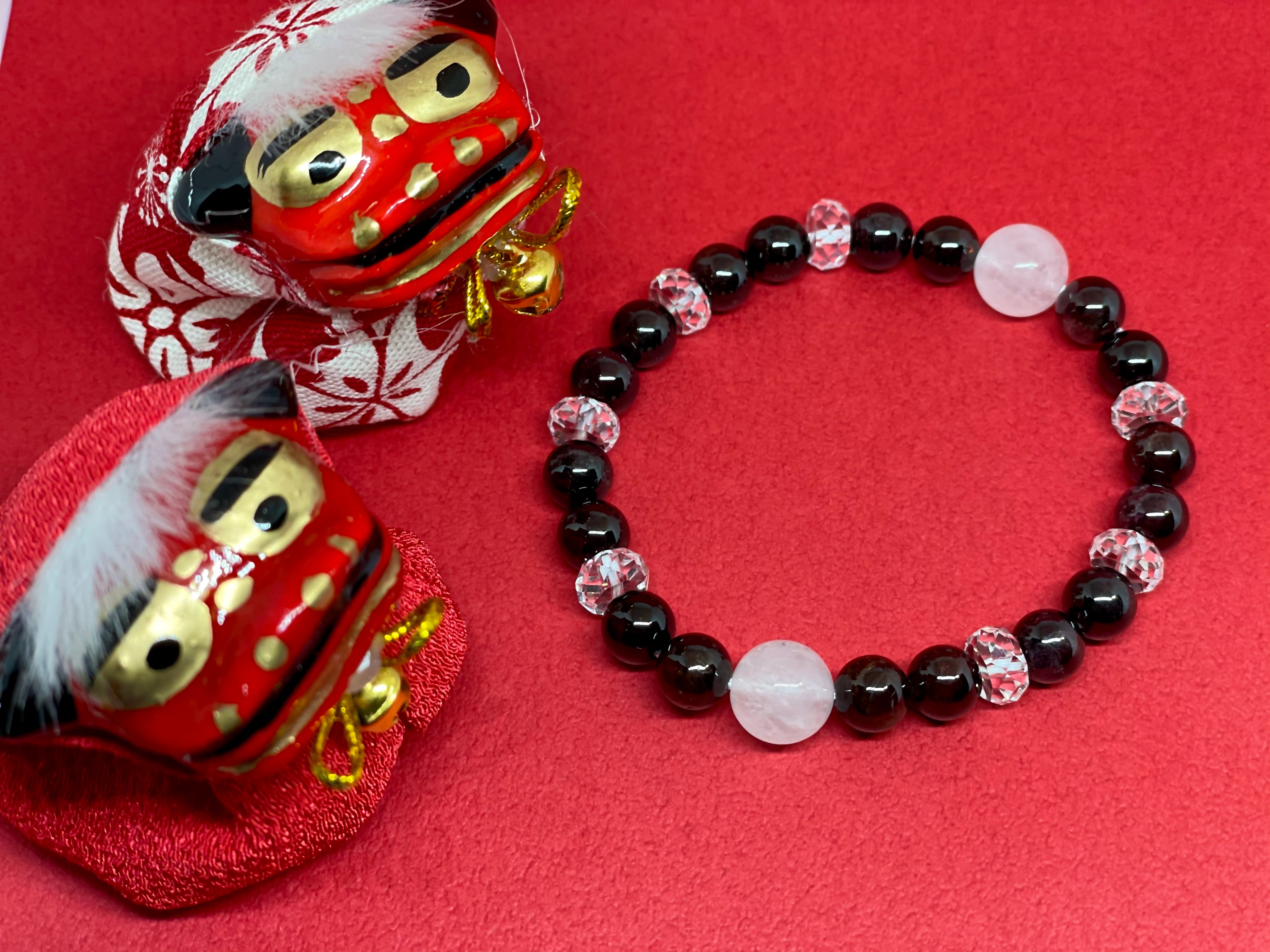 特殊ブレスレット(トレジャーハンター)天然石　心　癒し　精神守護　お守り 心願成就・精神力アップ・揺るぎない心・お守りパワーストーン