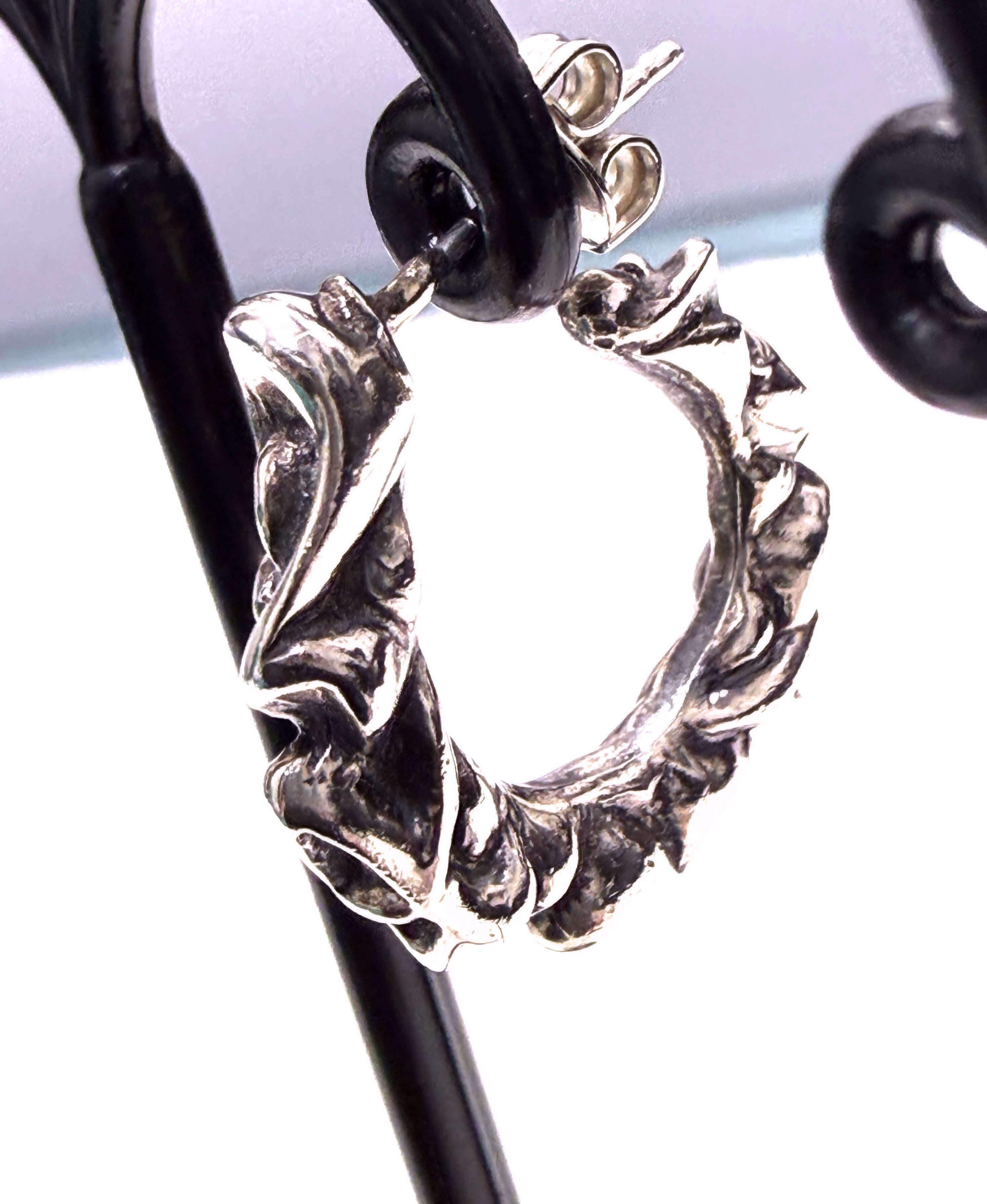 A&G エーアンドジー Hoop Scrool Pierce フープ スクロール ピアス