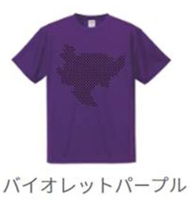 【Tシャツ単品】(SAGA県Tシャツ）／色：パープル