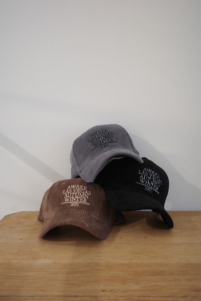 【予約/12月中旬発送予定】コーデュロイキャップ