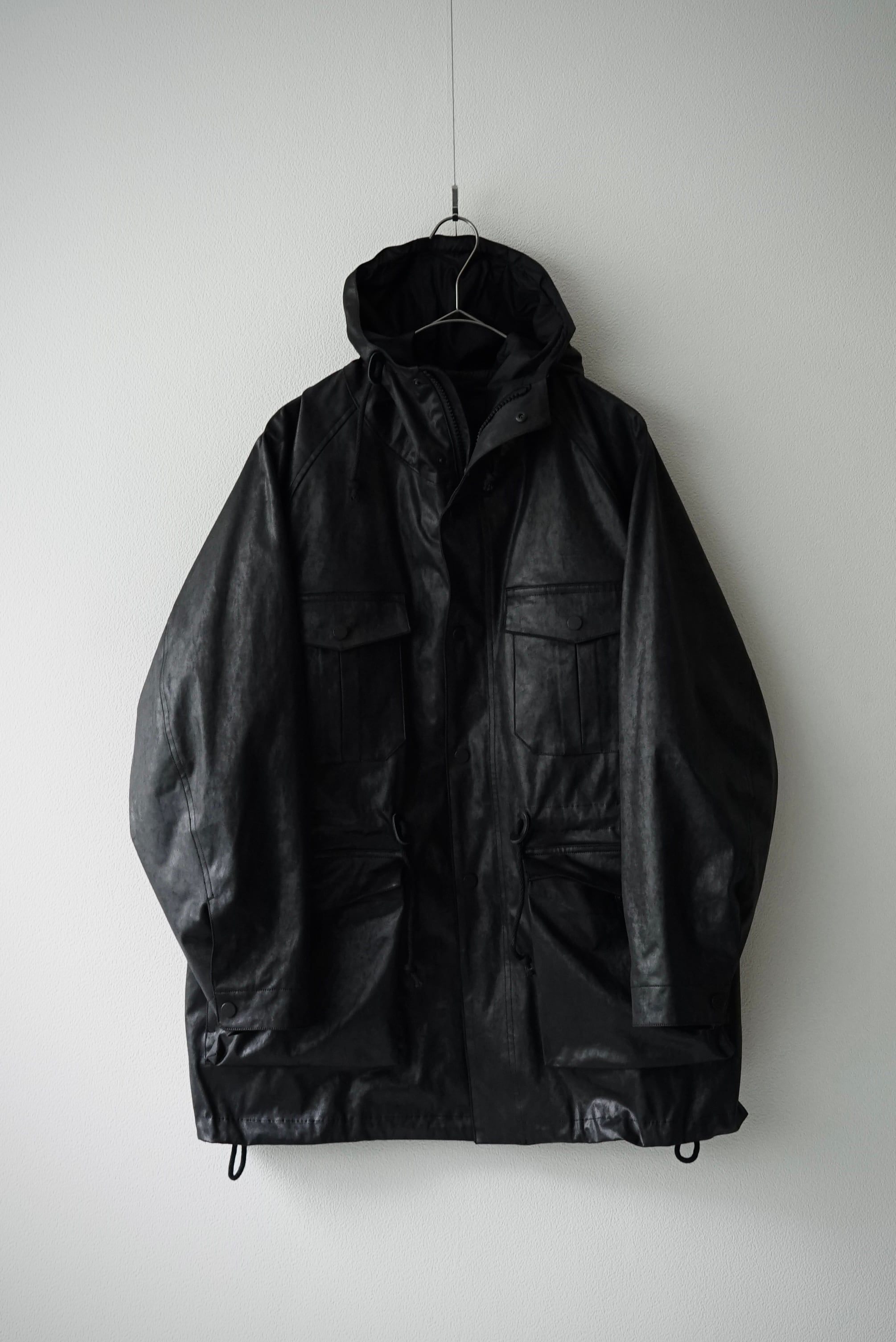 Vintage Leather Cloth / Mountain Parka (BLACK) | C O L I N A